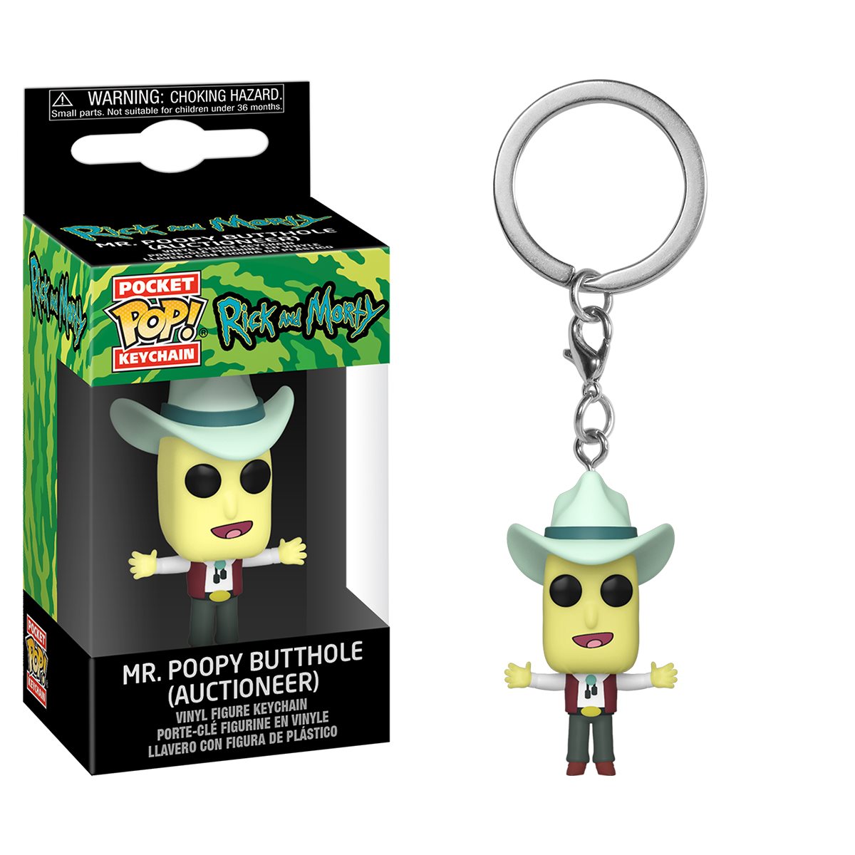Funko Pocket POP Keychain Rick & Morty Mr Poopy Butthole